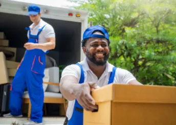 movers with customers