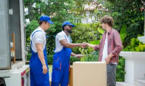 movers with customers