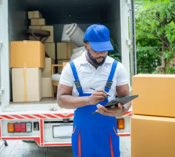 mover writing down items