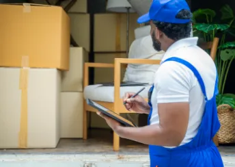 movers with customers
